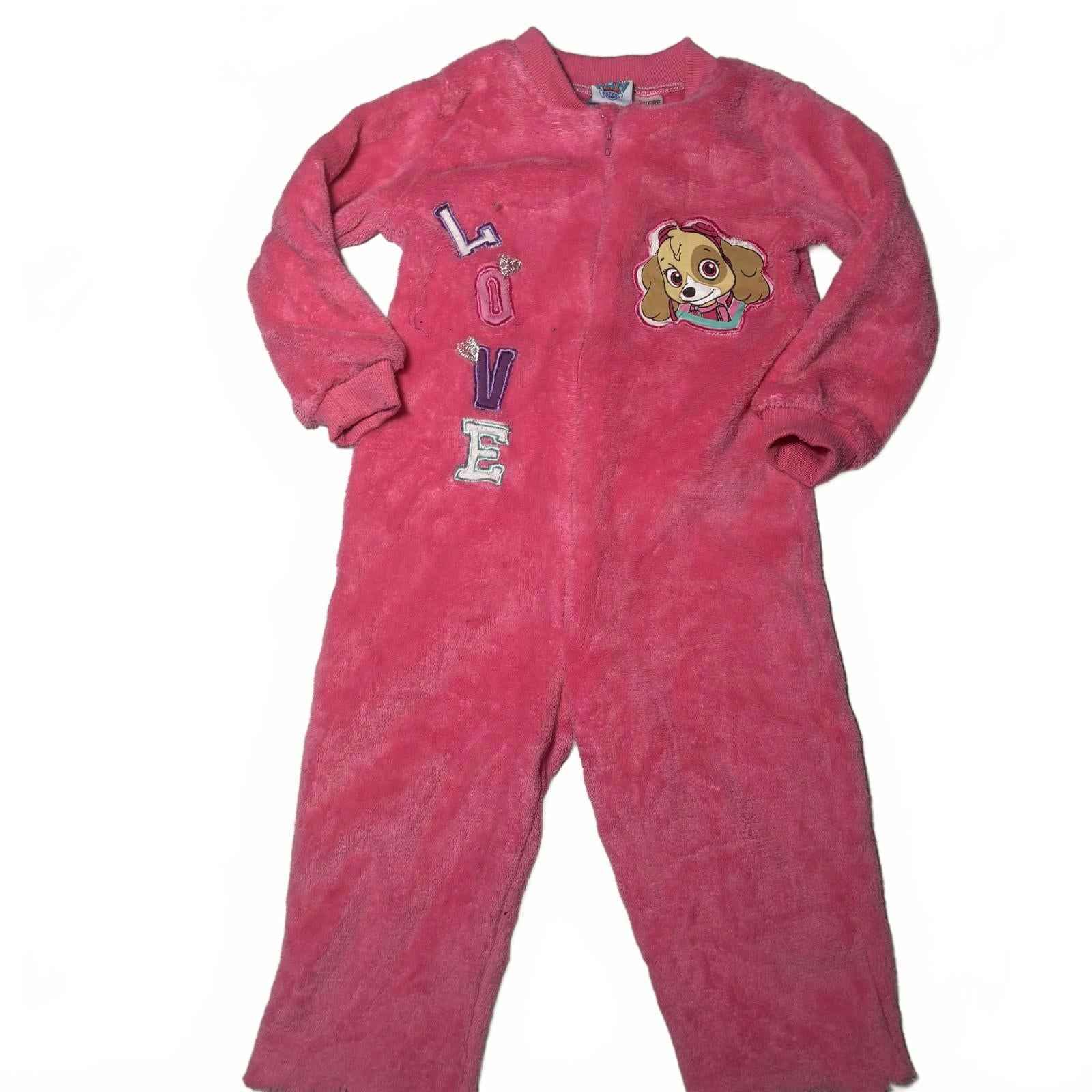 Paw Patrol Kids' Pink Fleece Pajamas Size 2 Toddler Sleepwear #KidsPajamas