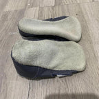 Bobux baby boy size 6 Months blue Grey soft sole pre-walker shoes, GUC.