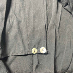 Plot Large Black Long Sleeve Vintage Shirt with Graphic Print