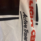 Nimble Wear Race Cut White Flight Centre Bike Shirt Size M Active Travel. T6-14 - Come Sell Nearly Anything