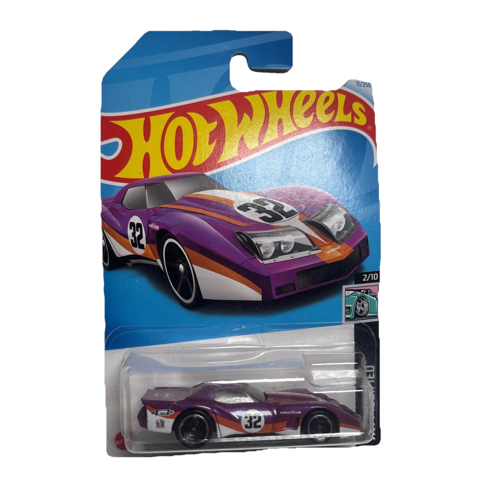 HOT WHEELS 2024 - '76 GREENWOOD CORVETTE #11/250 - PURPLE - HW MODIFIED - LONG
