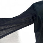 Kariha Women's Long Sleeve Top Size 12 Black Embellished - Come Sell Nearly Anything