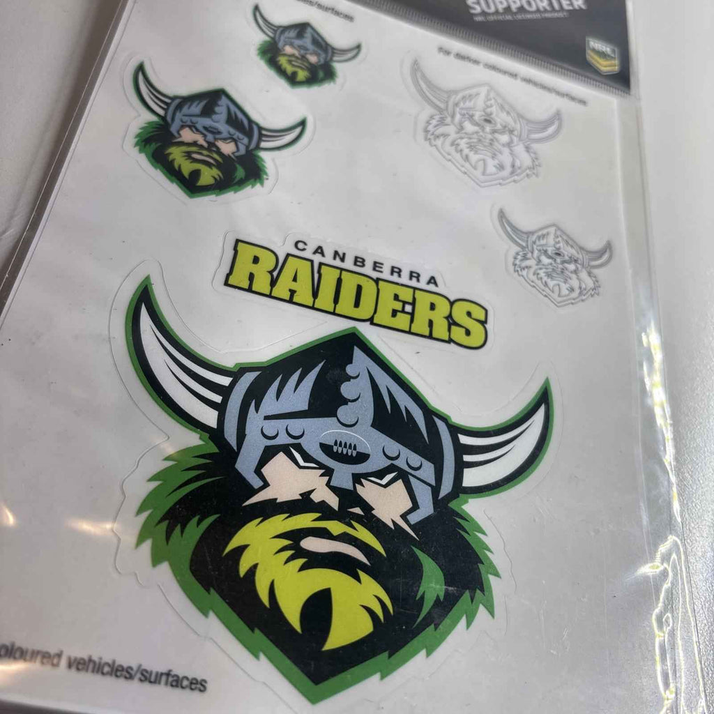 NRL Canberra Raiders Team Logo UV Car Decal Stickers 2-Pack