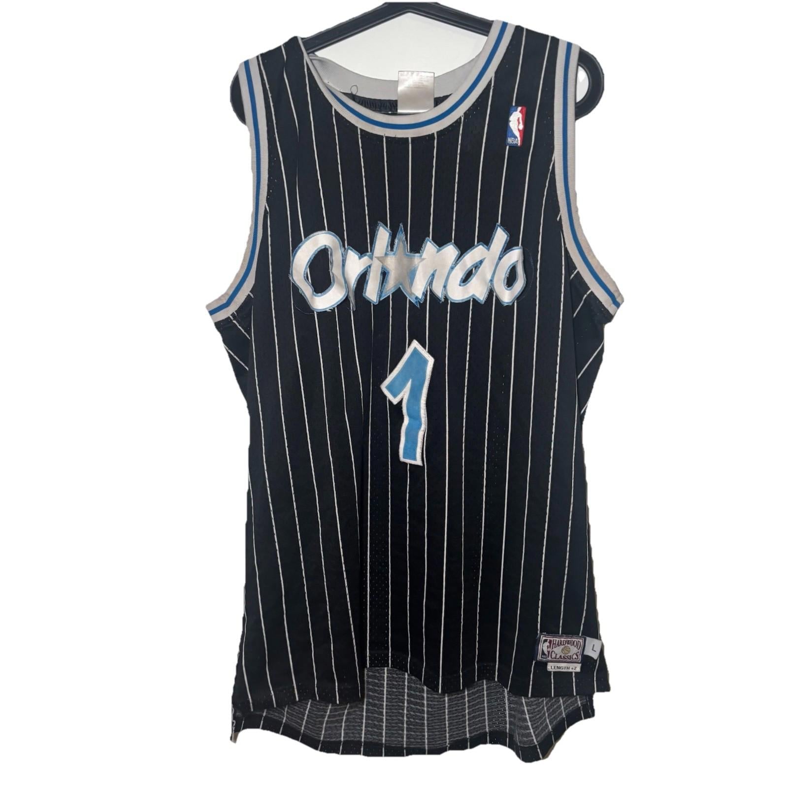 Adidas Large Orlando Hardwood Classics Basketball Jersey #1 READ - Come Sell Nearly Anything