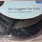 Crane Ski Goggles For Kids with Exchangeable Lenses Dark Mirrored & Pink Lenses