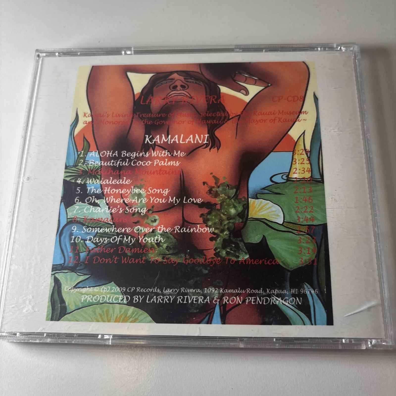 Kamalani Larry Rivera Sings His Classics CD Rare OOP Hawaiian Music 2009 Signed