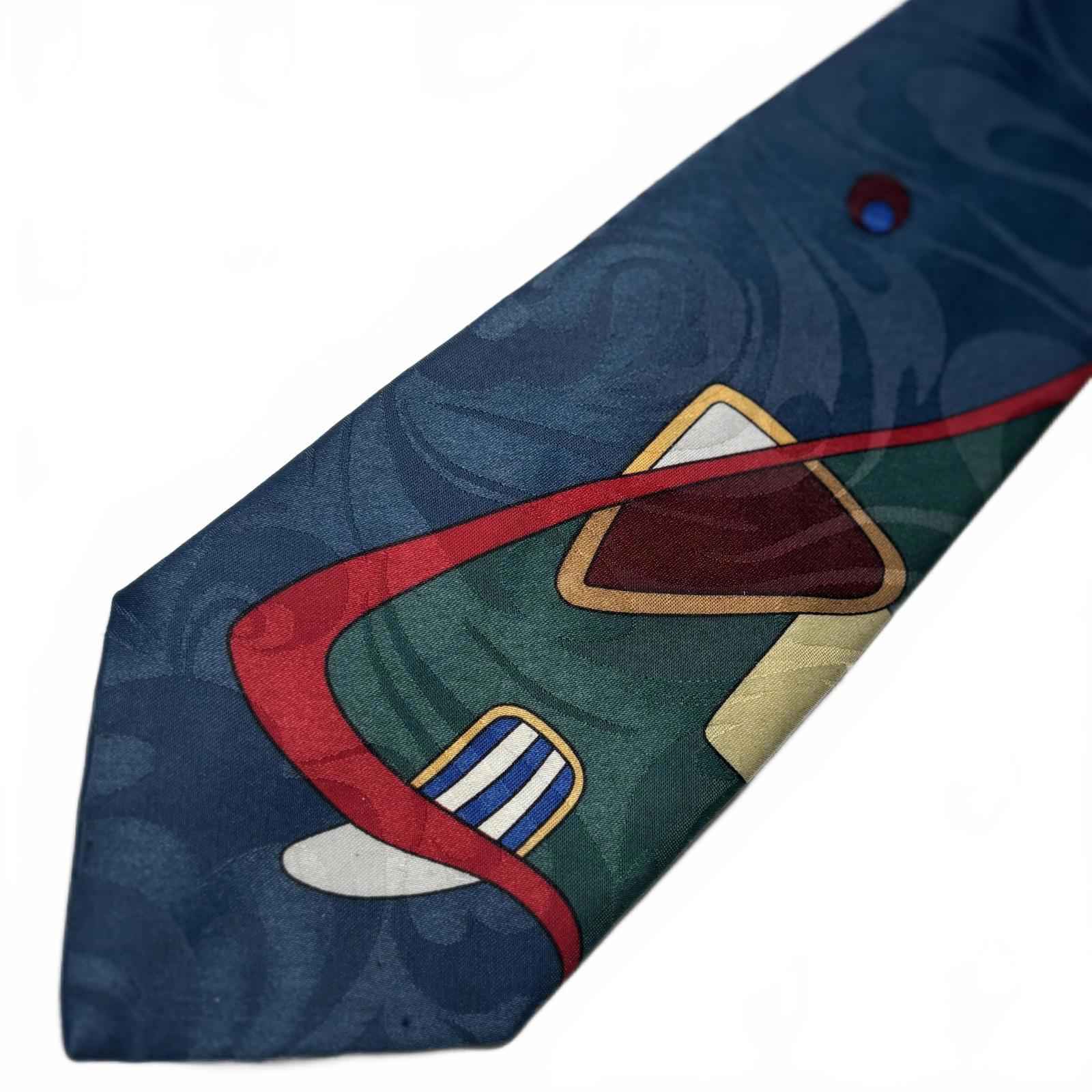 Men's Abstract Pattern Polyester Tie by Manhattan