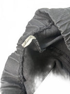 Black Women's Pants with Button and Lace Detail - Come Sell Nearly Anything