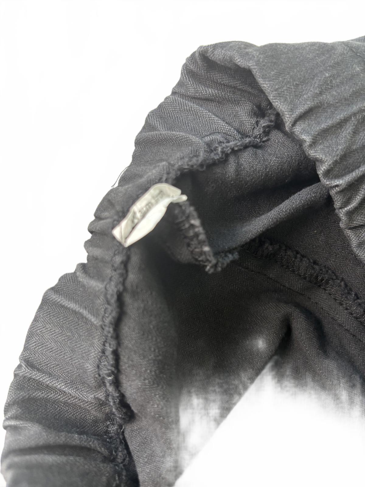 Black Women's Pants with Button and Lace Detail - Come Sell Nearly Anything