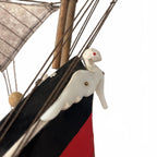 Wood and Canvas Model Ship 50cm