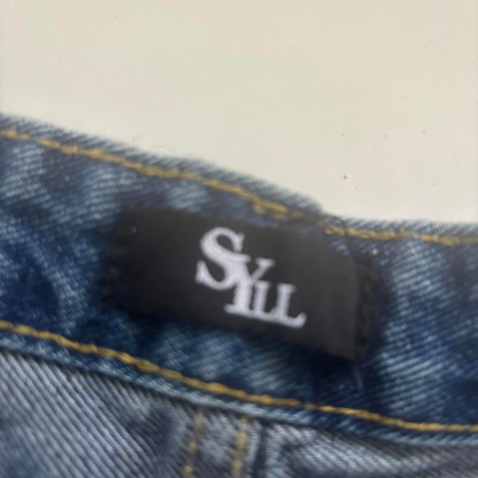 Distressed Denim Skirt Women's Size 2XL - Come Sell Nearly Anything