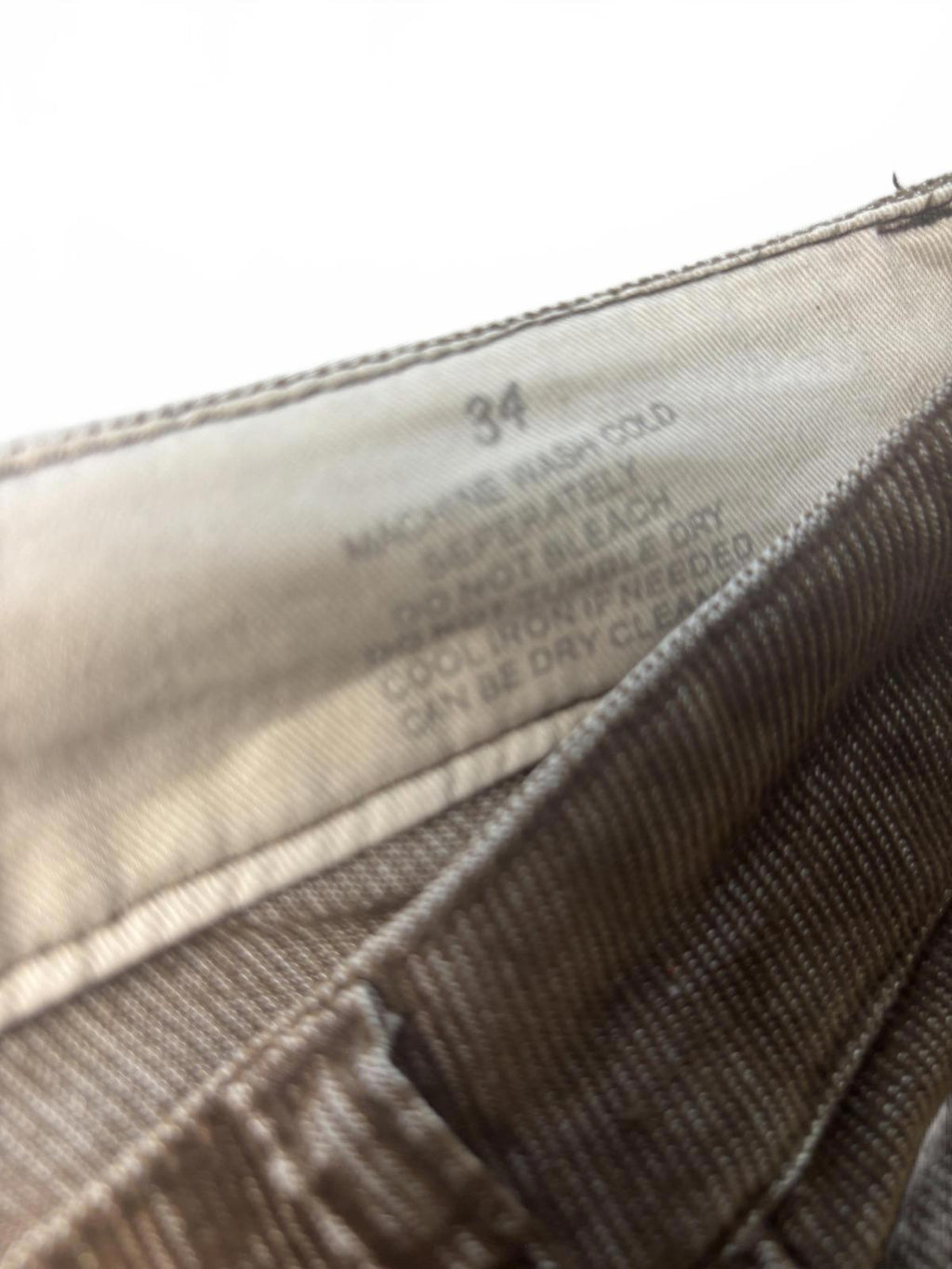 Old Khaki Women's Corduroy Pants Size Waist 40cm - Come Sell Nearly Anything