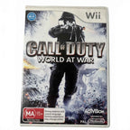 Call of Duty: World at War Nintendo Wii 2008 Shooter with Manual PAL VGC