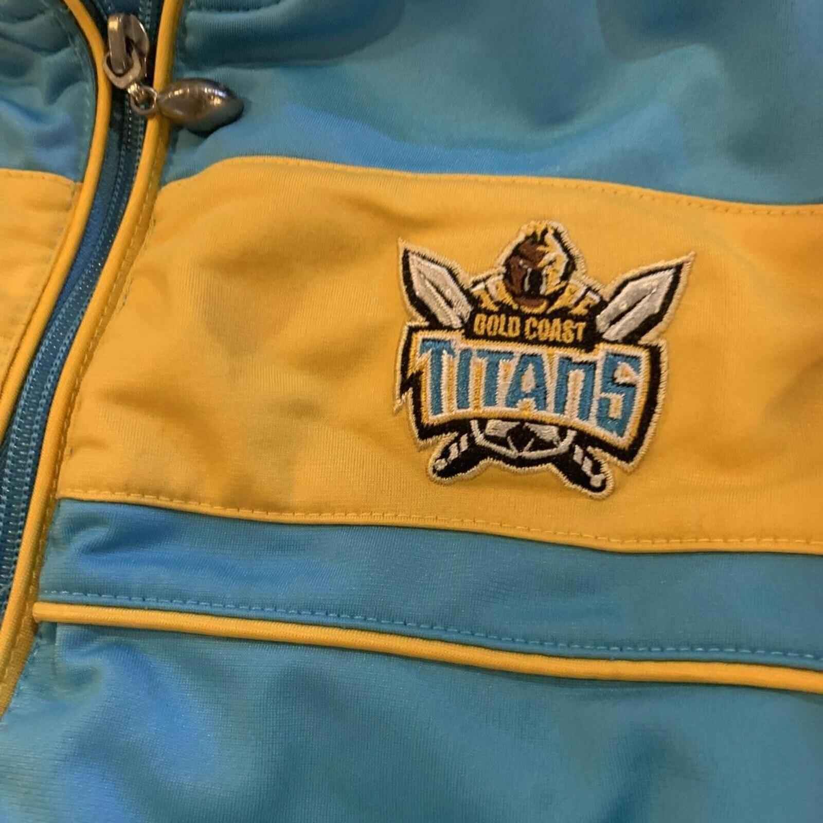 Gold Coast Titans NRL Jacket Youth Kids Official Rugby League  size 10