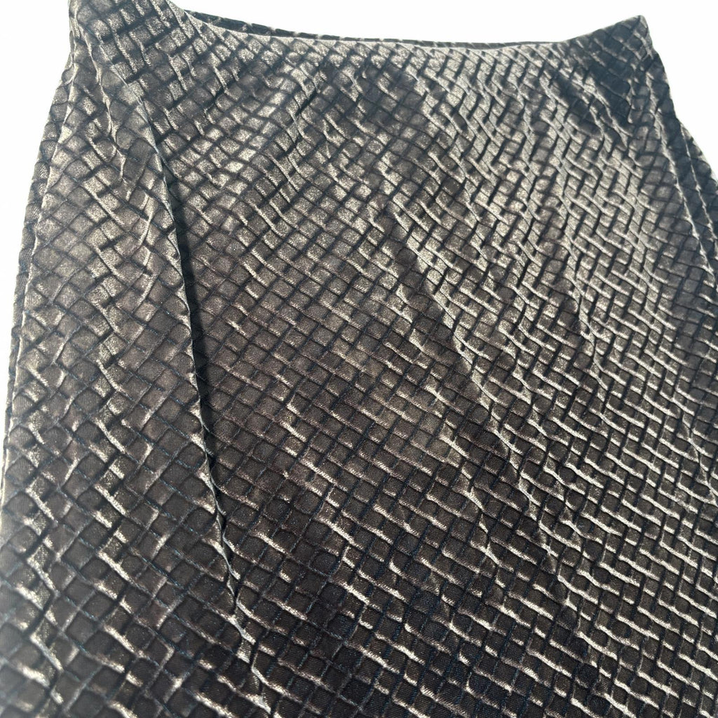 Plum Womens Pleated Velvet Skirt Size M Y2K Goth Vintage