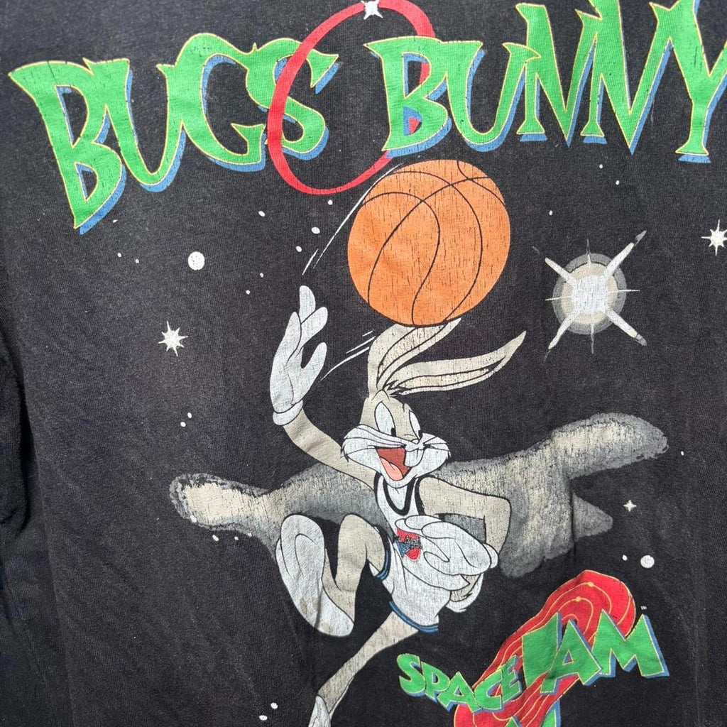 1996 Vintage Bugs Bunny Space Jam T-Shirt Rare  Warner Brothers Tee Sz M - Come Sell Nearly Anything