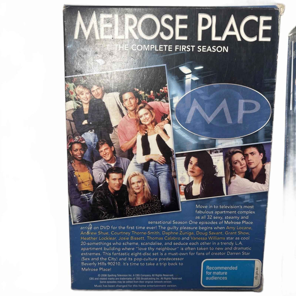 Melrose Place Season 1 & 2 DVD Heather Locklear Grant Show Region 4 Drama