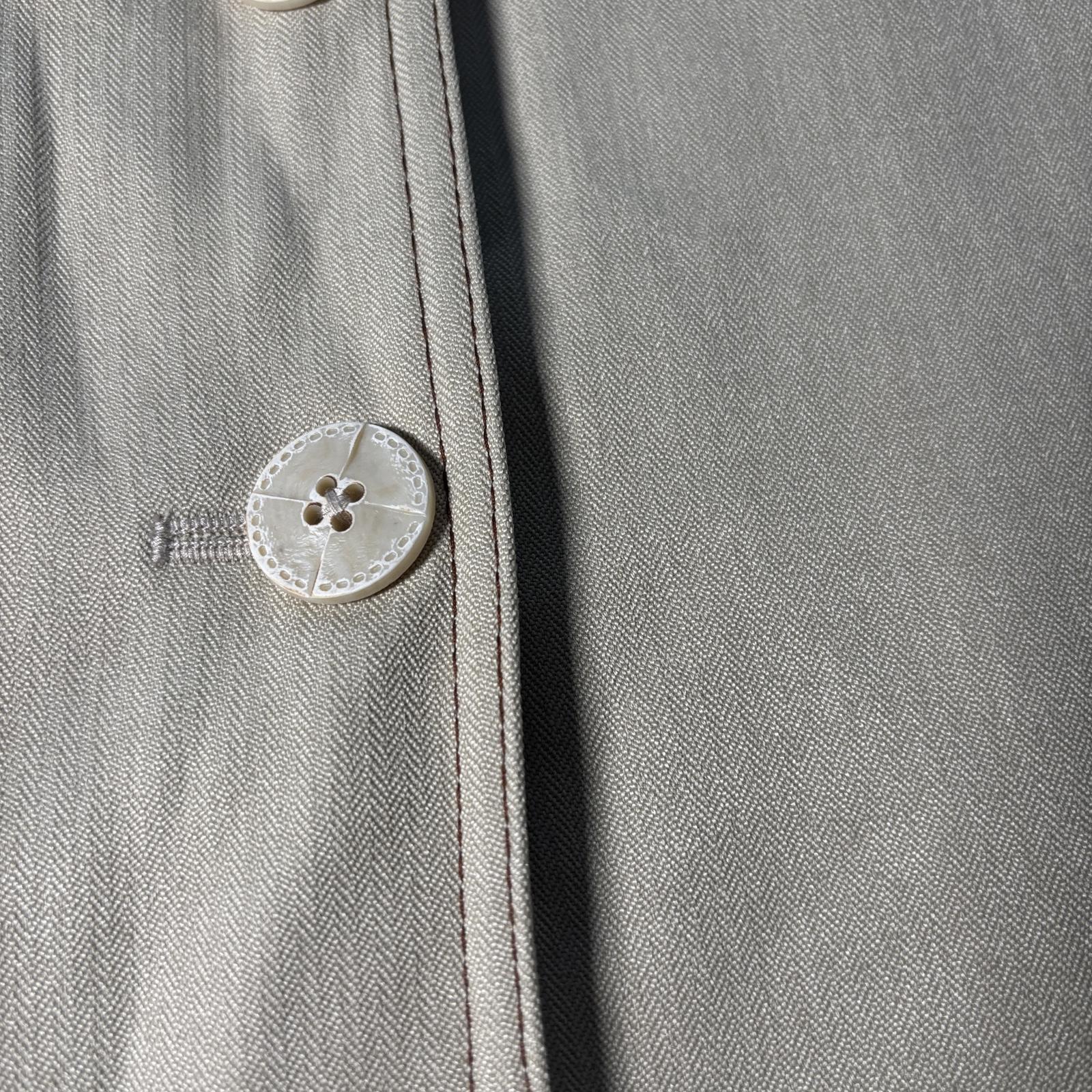 Covers Women's Button Skirt Size 14 Beige Classic Vintage BNWT