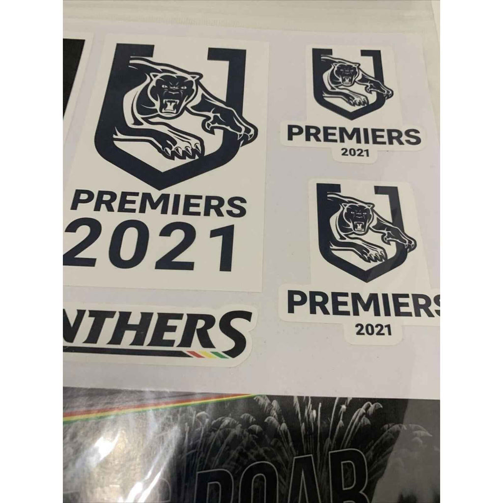 Penrith Panthers NRL 30cm Decal  Sticker Sheet 2021 Premiers Premiership Vinyl