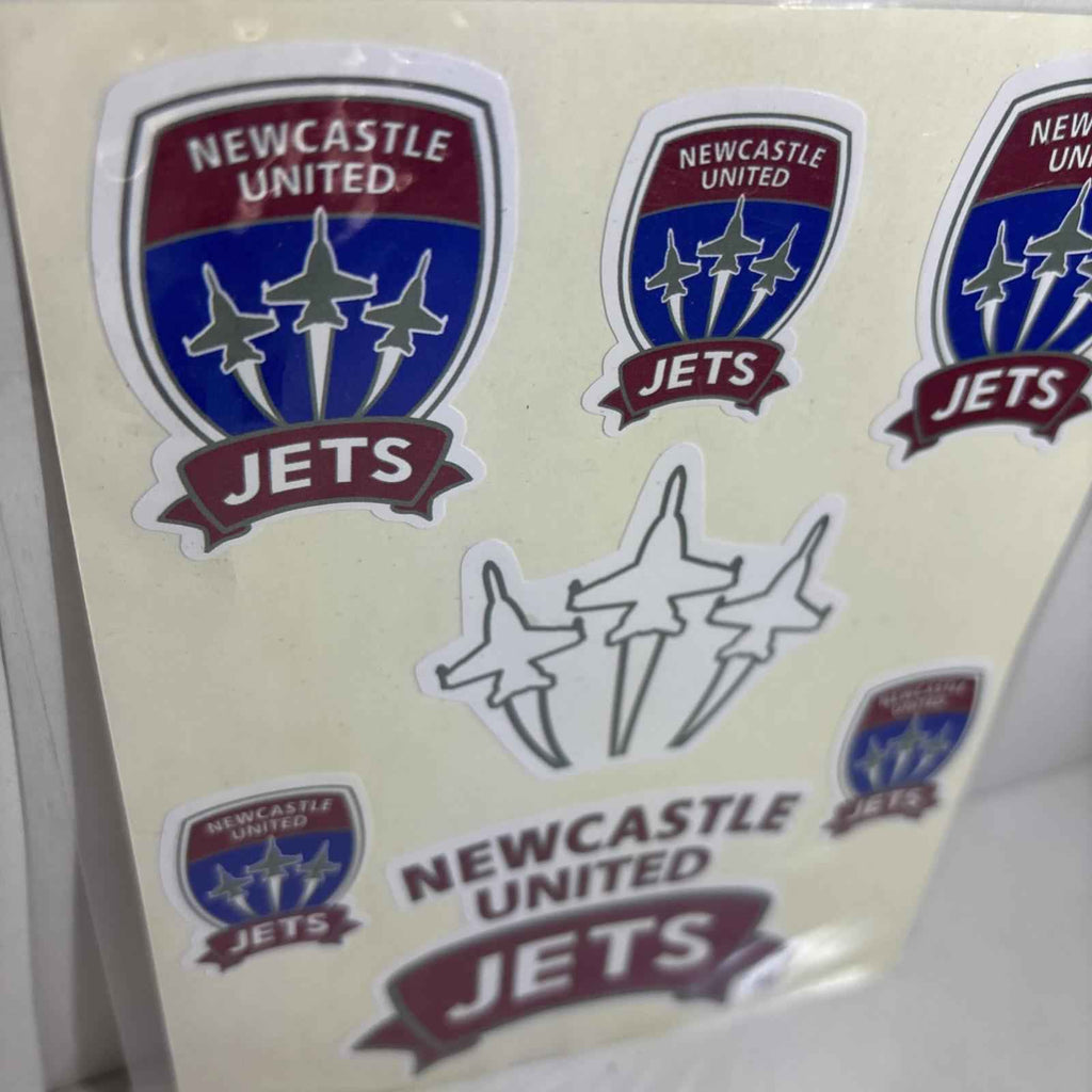 Newcastle Jets A-League 4WD Car Bike 7 Decal Sticker Sheet