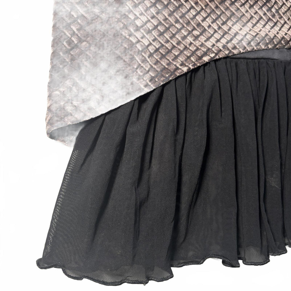 Plum Womens Pleated Velvet Skirt Size M Y2K Goth Vintage