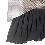 Plum Womens Pleated Velvet Skirt Size M Y2K Goth Vintage