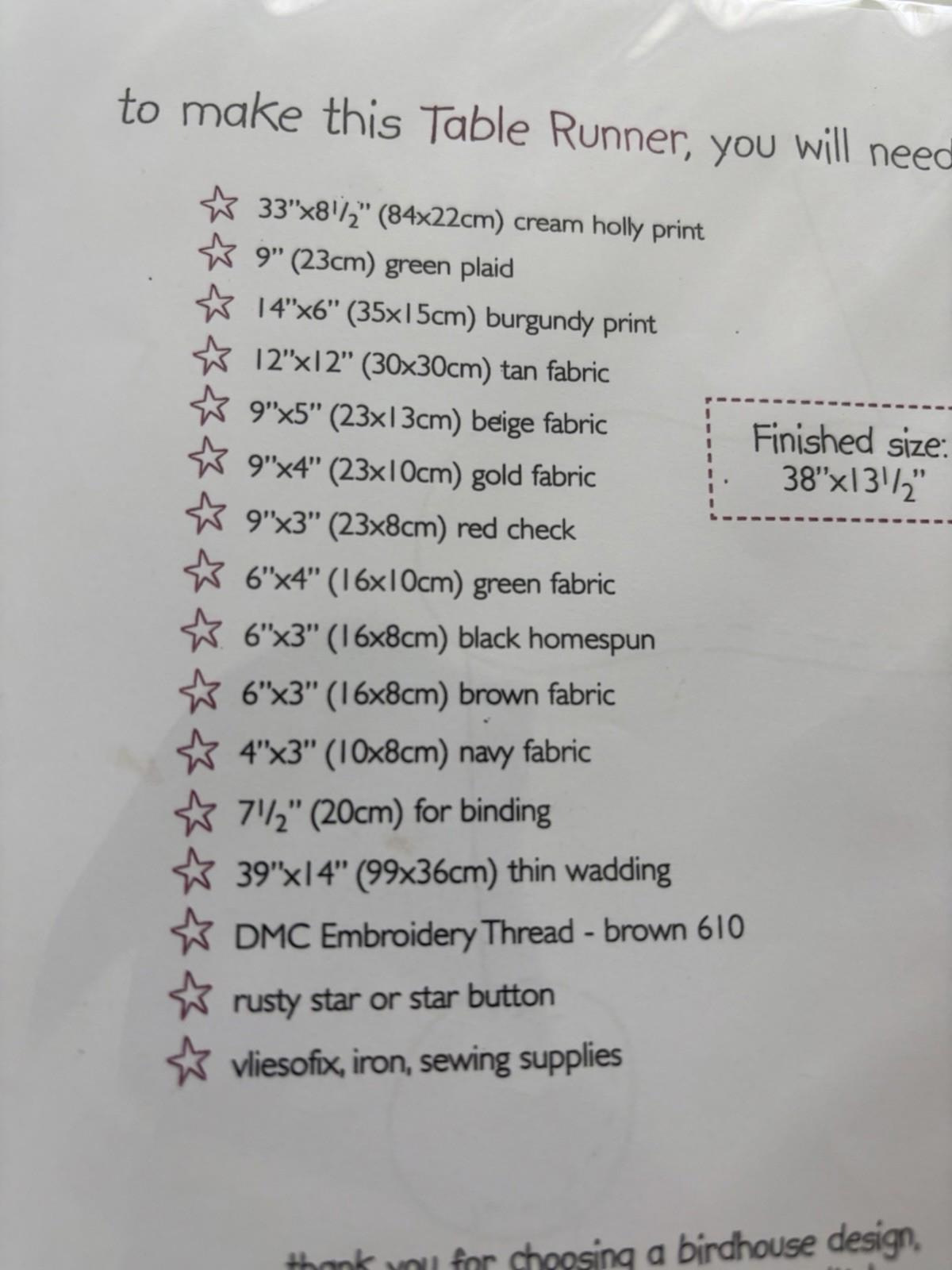 Santa & Friends Quilt - The Birdhouse - Quilting Patchwork - Sewing Pattern - Come Sell Nearly Anything