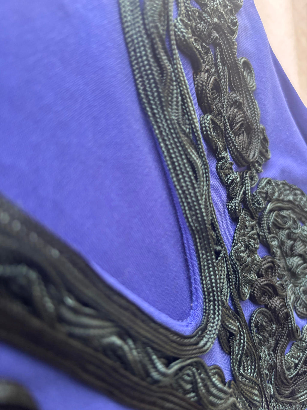 Teaberry Women's Maxi Dress Size 12 Blue Embroidered Detail - Come Sell Nearly Anything