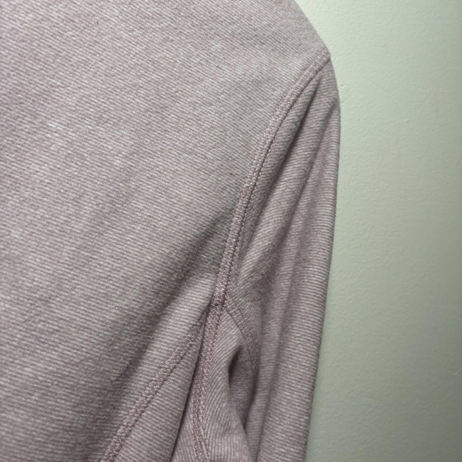 Crane Womens Large Full Zip Jacket Pink Heather Merino Wool Blend BNWT - Come Sell Nearly Anything