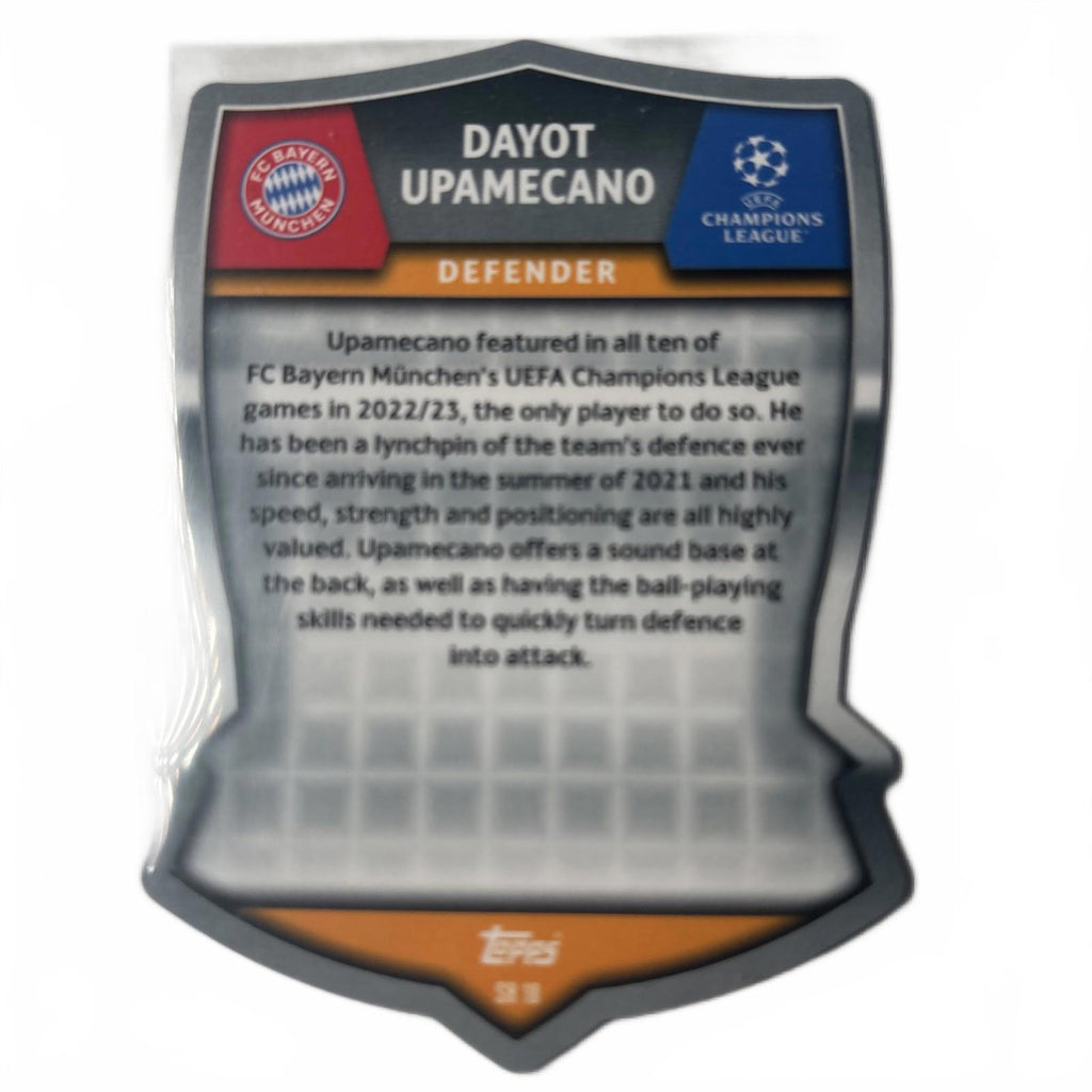2023-24 Topps MATCH ATTAX DAYOT UPAMECANO #SH10 BAYERN  Pro Elite Shield