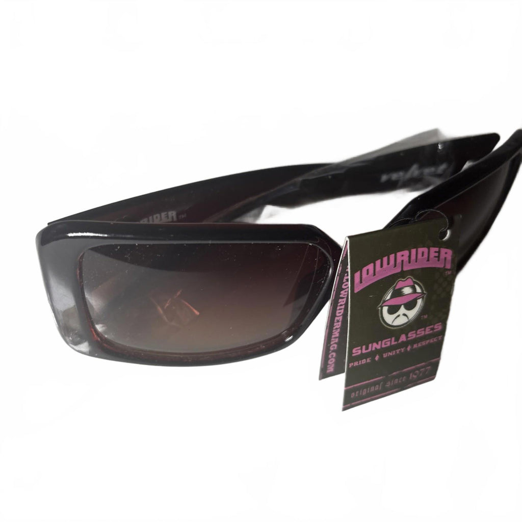 Genuine Lowrider Brand Sunglasses BNWT Brown Velvet Low Rider OG Brand - Come Sell Nearly Anything