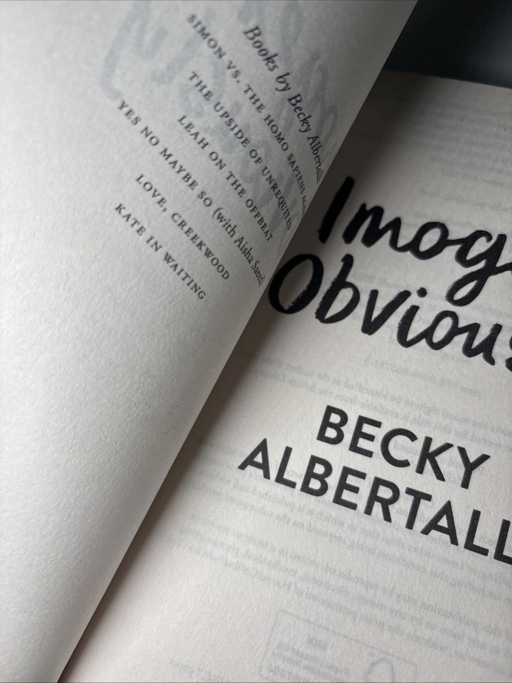 Imogen, Obviously - Becky Albertalli- BRAND NEW Women Girls Reading Bestseller - Come Sell Nearly Anything