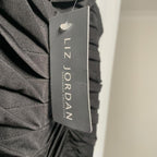 LIZ JORDAN Ladies Black Silluette Formal Evening Party Midi Dress- Size 14 bnwt - Come Sell Nearly Anything