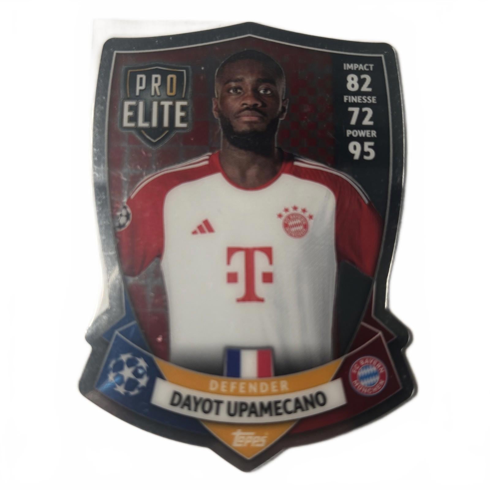 2023-24 Topps MATCH ATTAX DAYOT UPAMECANO #SH10 BAYERN  Pro Elite Shield