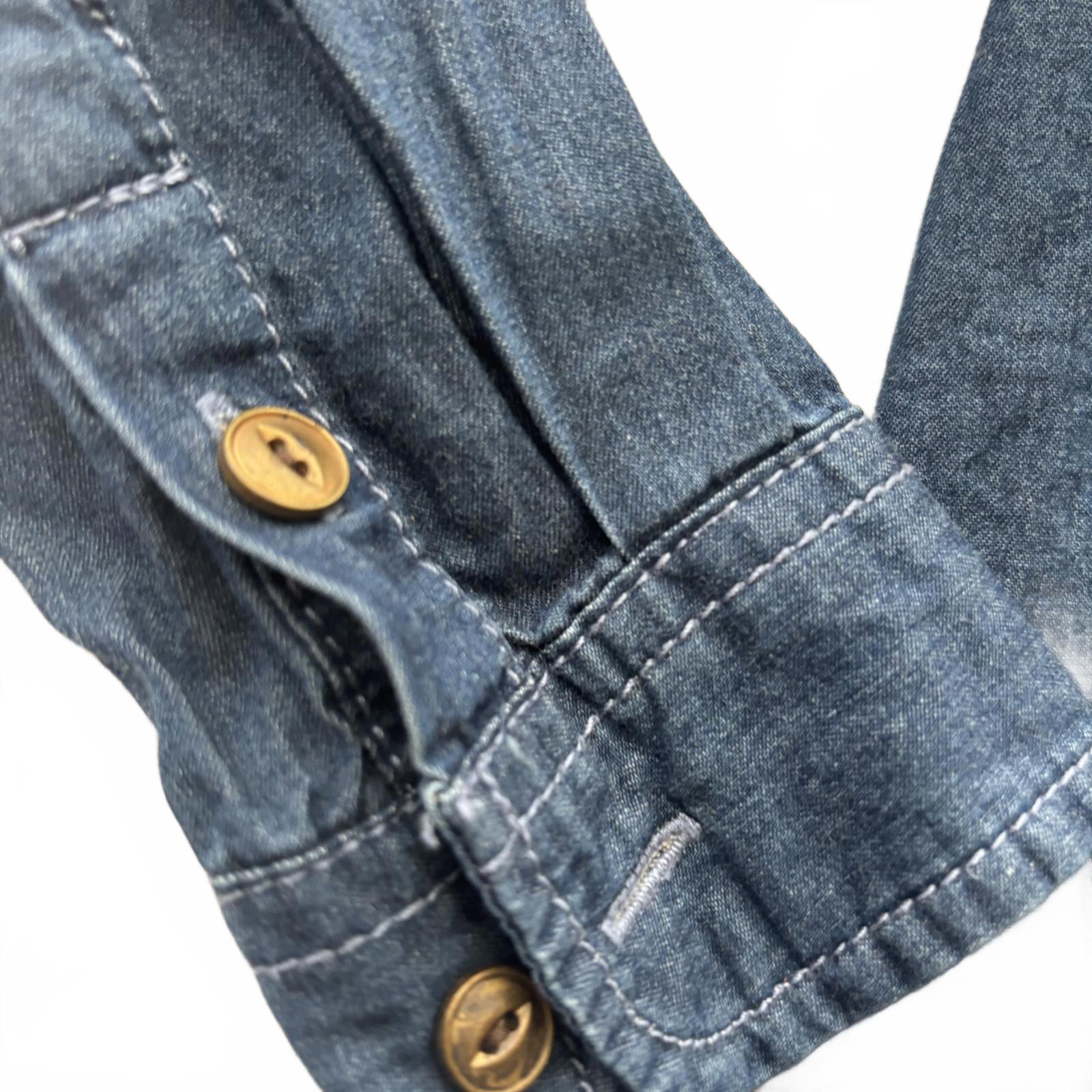 Lee Cooper Boys' Denim Shirt Size 4 Regular Fit