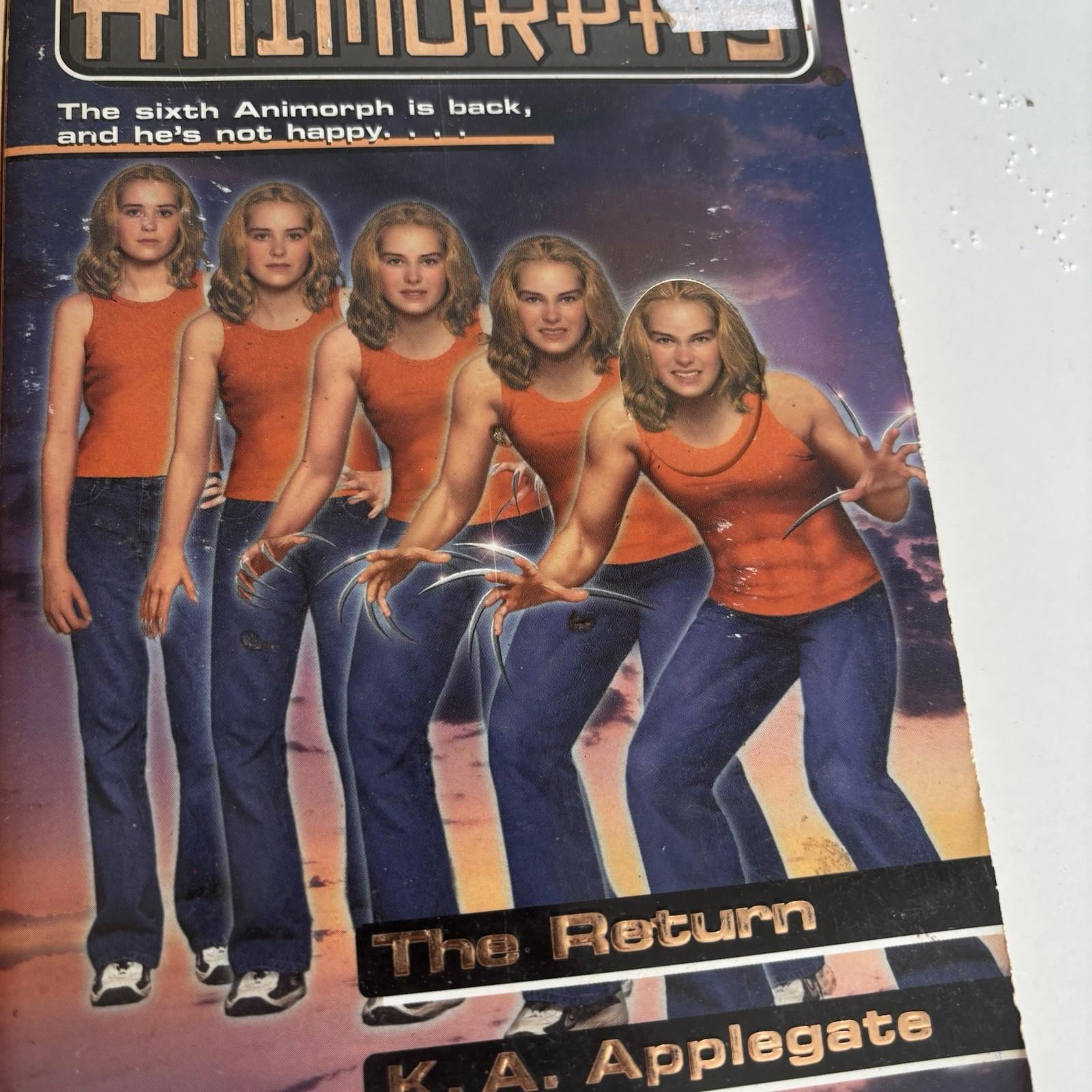 Animorphs The Return #48 and The Adaolice Gift KA Applegate 1st Print Vintage PB - Come Sell Nearly Anything