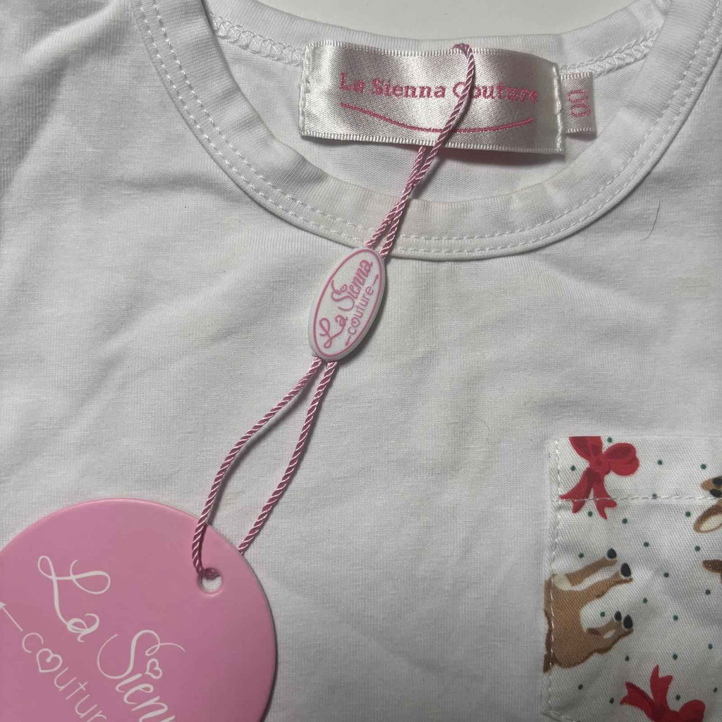 La Sienna Couture Baby Bodysuit with Decorative Pocket