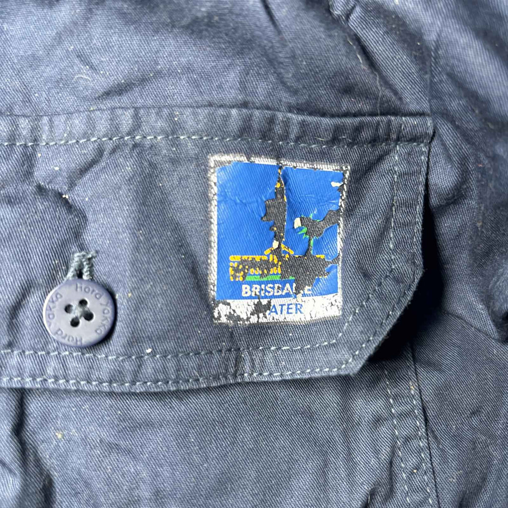 Hard Yakka Men's Navy Blue Work Shirt Size 2XDS Brisbane City Council