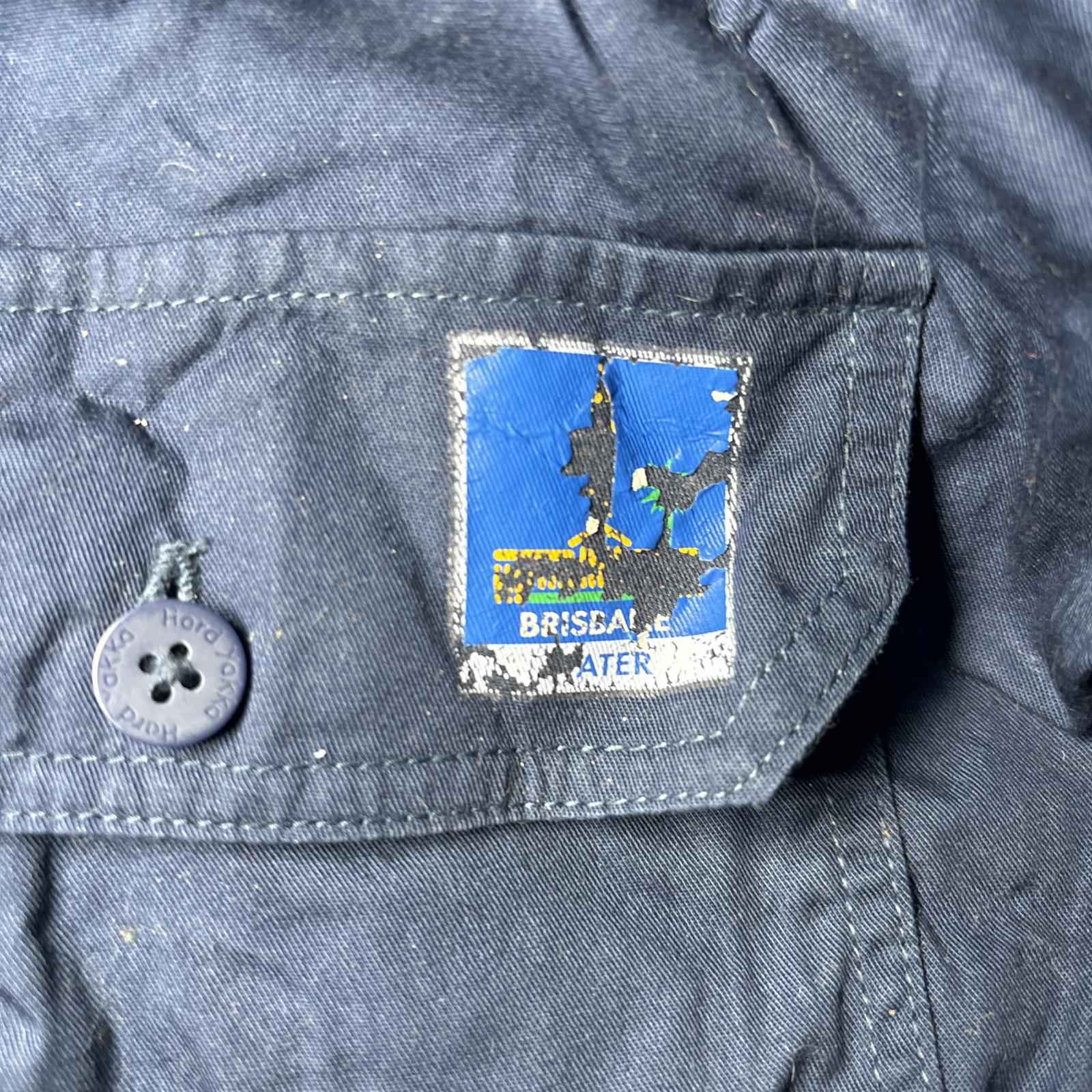 Hard Yakka Men's Navy Blue Work Shirt Size 2XDS Brisbane City Council