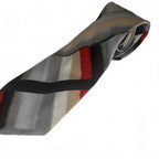 Robert Talbott Men's Silk Tie with Abstract Striped Pattern