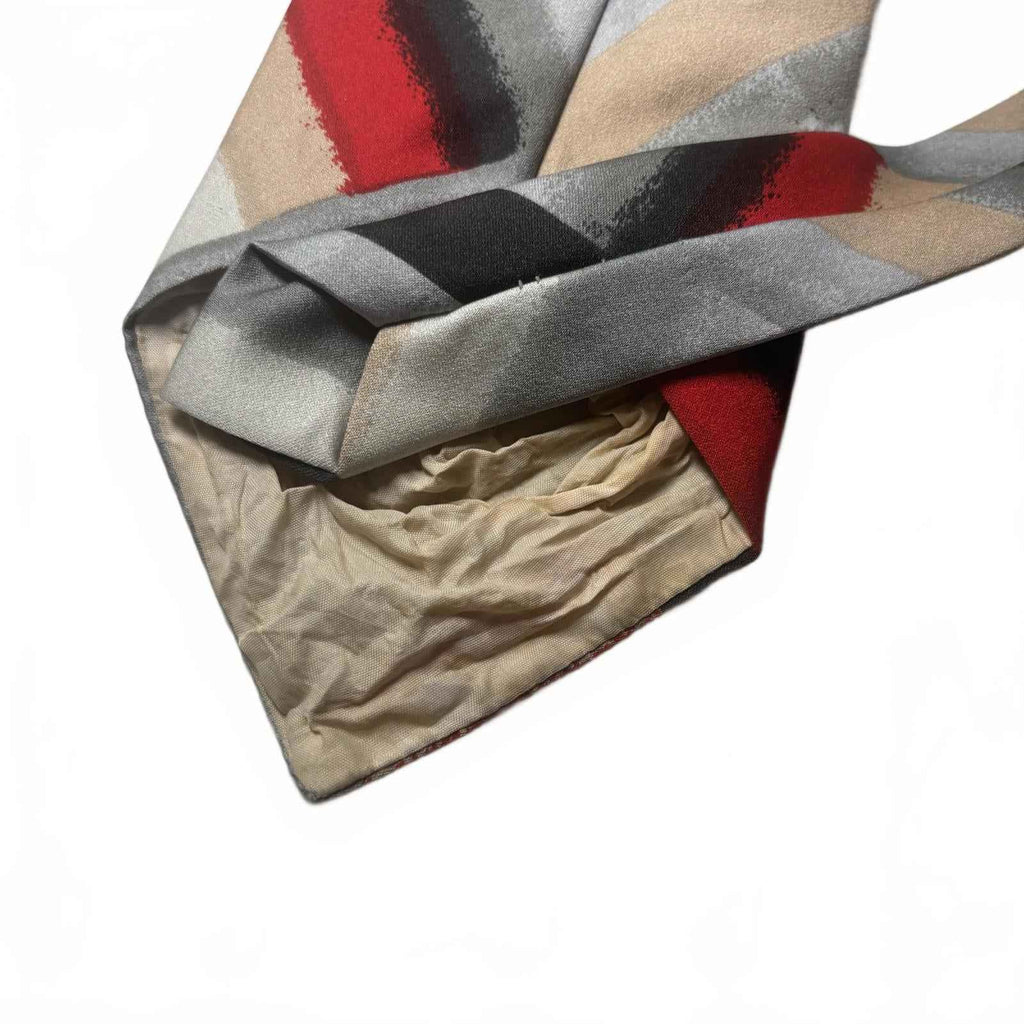 Robert Talbott Men's Silk Tie with Abstract Striped Pattern