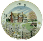 Franklin Mint collector plate Swallowgate Cottage vgc (8 1/8") by Peter Barnett