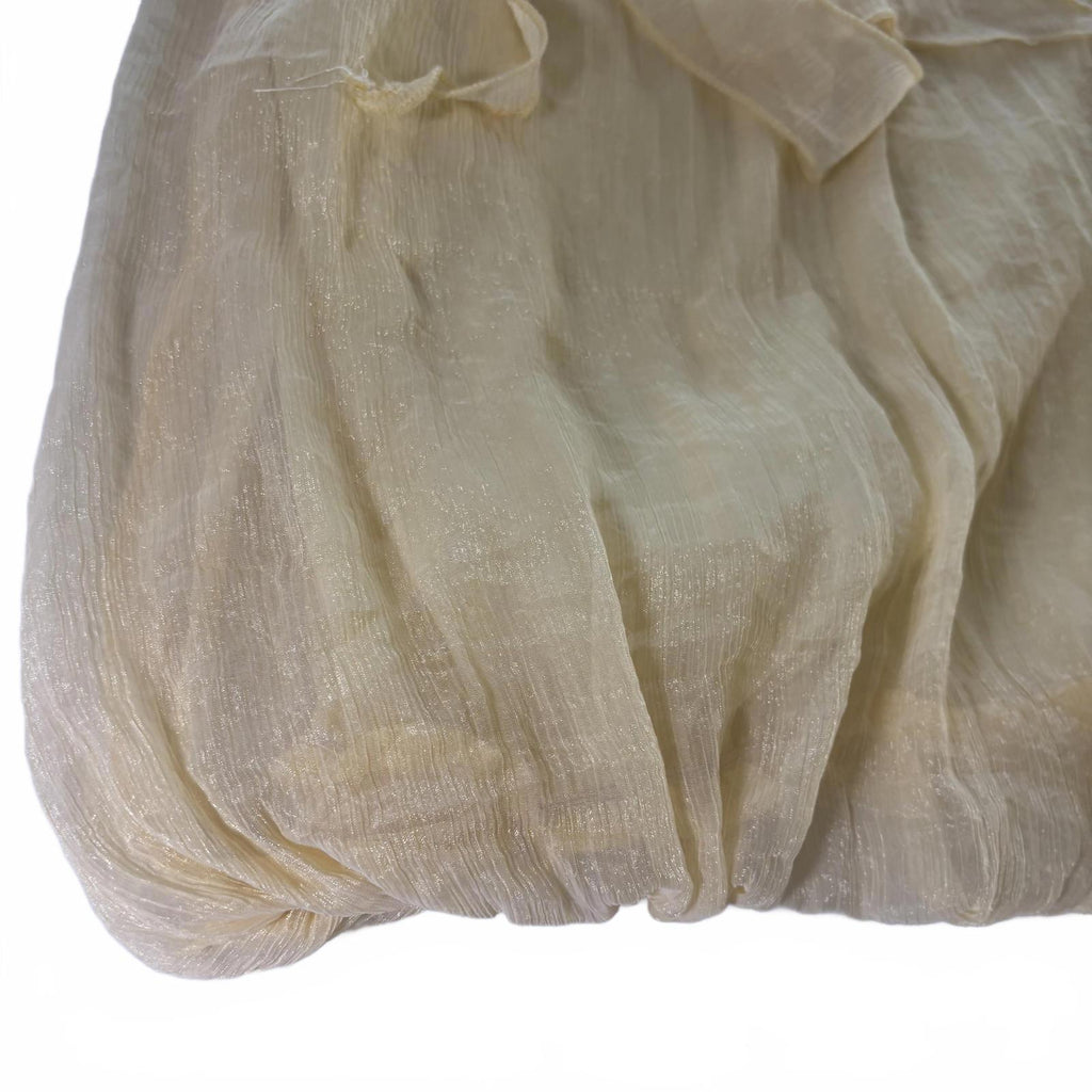 Mega Private Womenswear Yellow Embroidered Dress Size Medium - Come Sell Nearly Anything