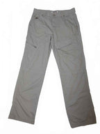 Yishion Men's Cargo Pants Size 35 Beige Cotton Casual Workwear