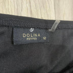 Dolina Petites Skirt   -  Size 12. -   Great Condition   - Black VGC - Come Sell Nearly Anything