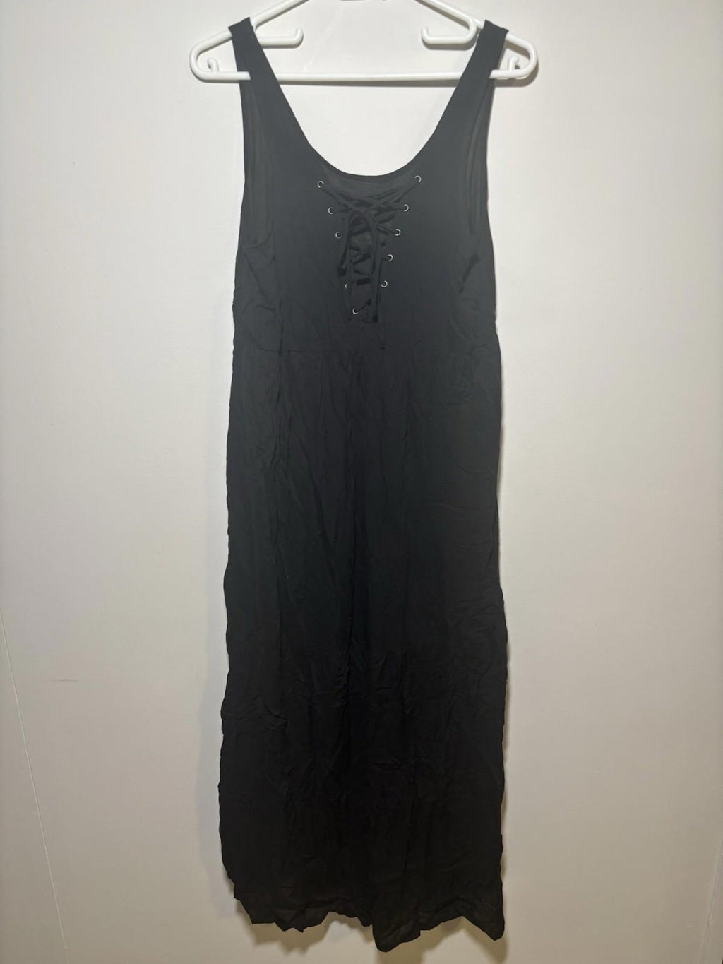 Black Long Dress by Angle Biba size 12 90s Goth Emo Grunge - - Come Sell Nearly Anything