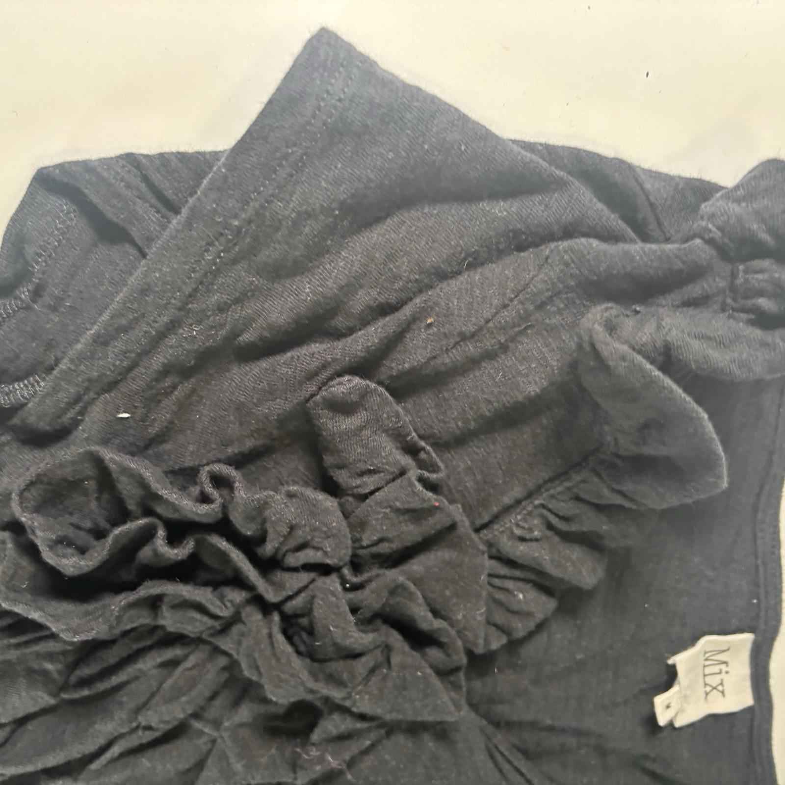 Vtg 80s 90s Black Blank Tank Top Basic Plain Sleeveless MIX Medium