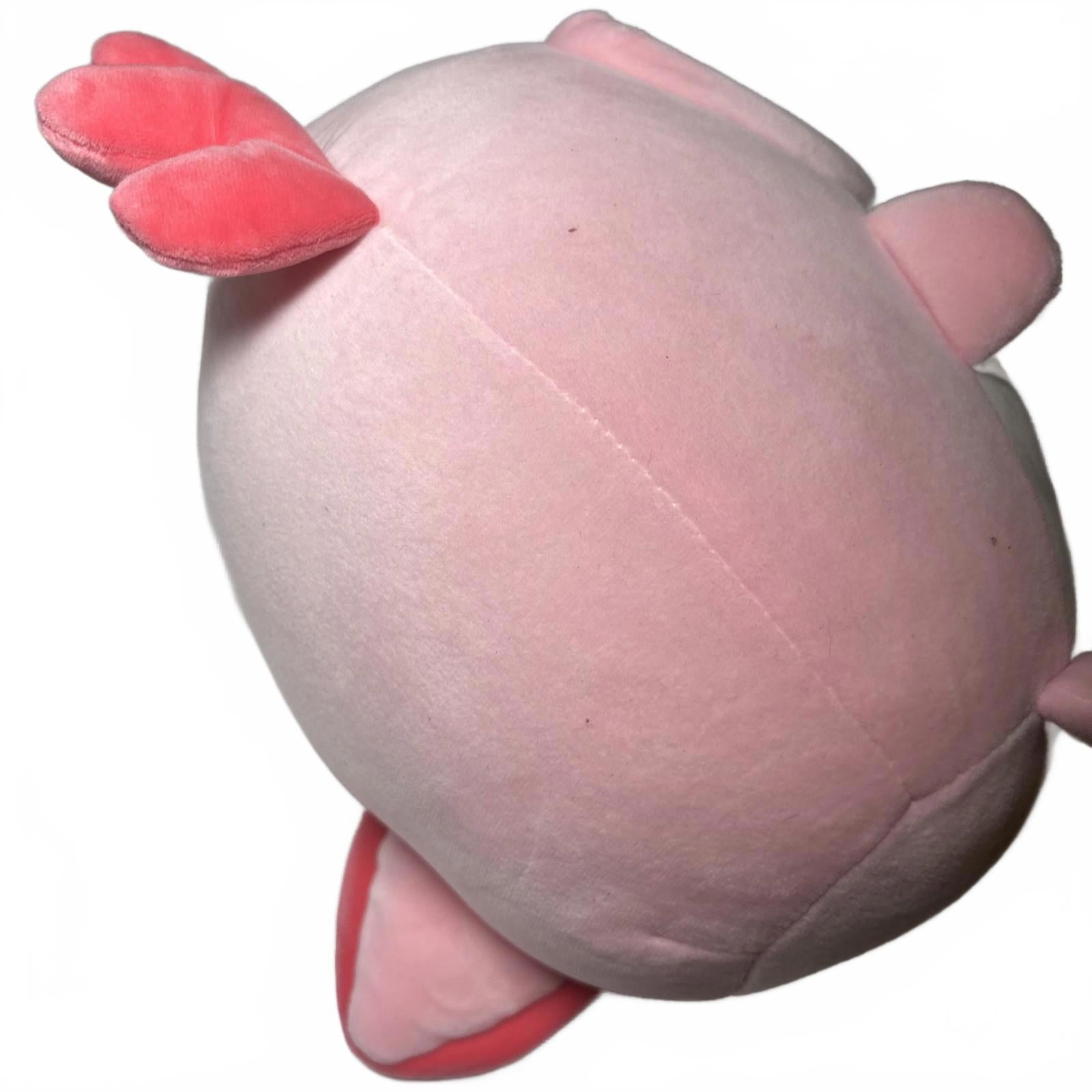 Smooshy Smoochy Pals Teddy Bear Pink Axolotl Costume Fake Squishmallow 12”