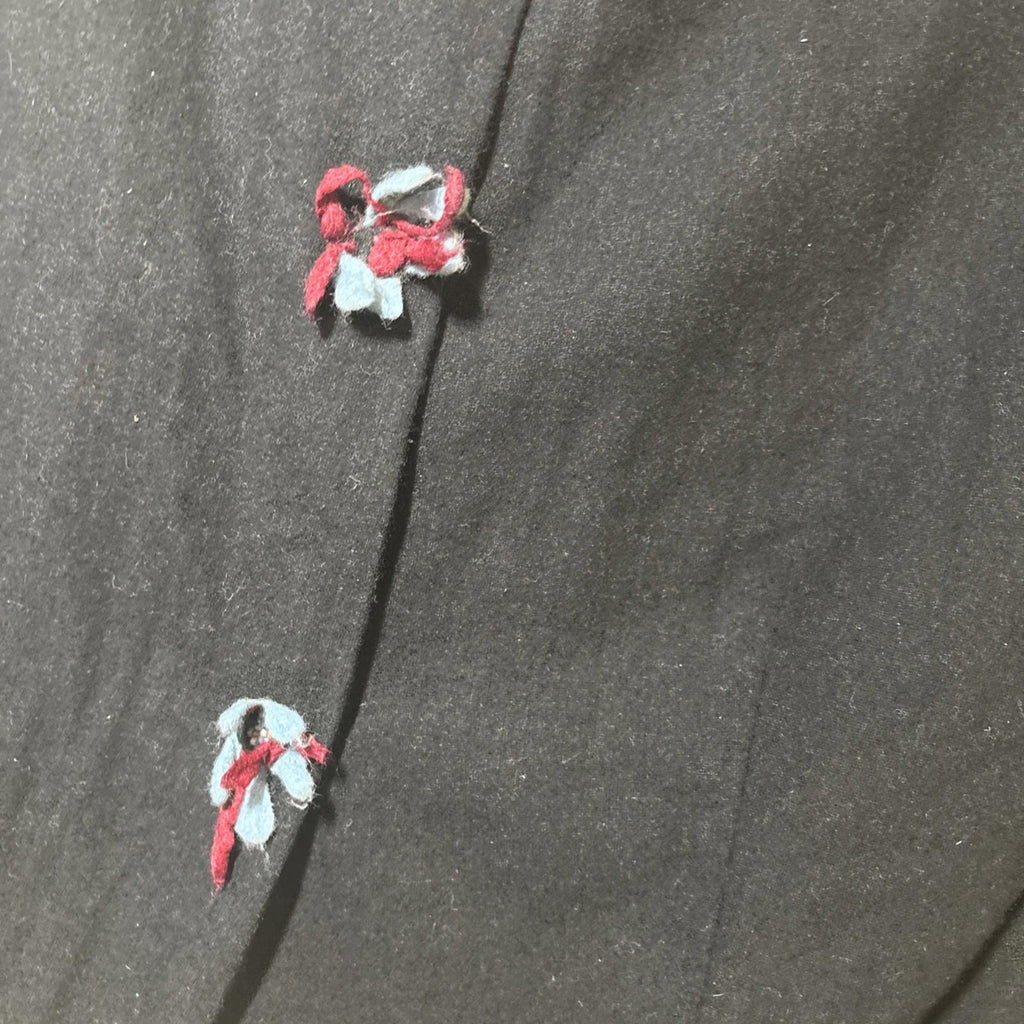 ANNE LEWIS Wool Jacket, fully lined, black Coloured trim. Size 16 - Come Sell Nearly Anything