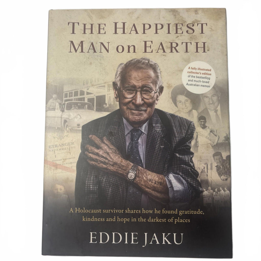 The Happiest Man on Earth ; by Eddie Jaku - Illustrated, Collector's Edition HC - Come Sell Nearly Anything